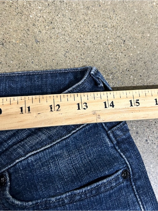 Levi’s Jeans Womens 4 Blue Flare Y2K 2000s Bell Bottoms 545 Grunge Alt Girlie - Picture 4 of 10